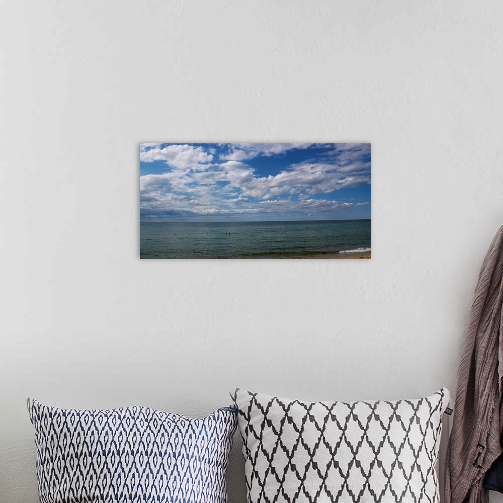 A bohemian room featuring Clouds over the sea, Jetties Beach, Nantucket Sound, Nantucket, Massachusetts