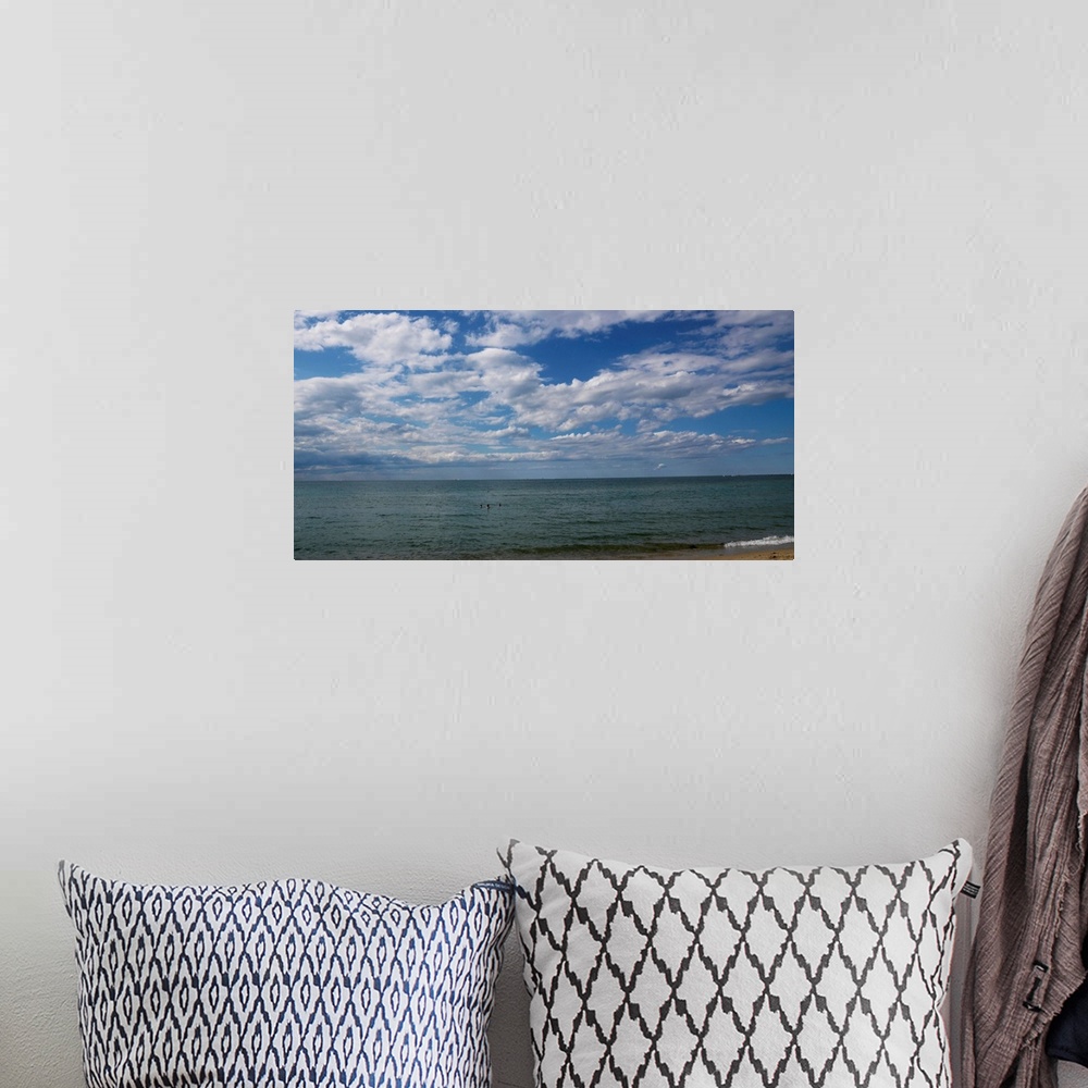 A bohemian room featuring Clouds over the sea, Jetties Beach, Nantucket Sound, Nantucket, Massachusetts