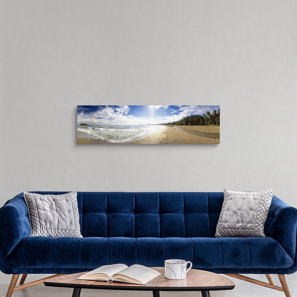 A modern room featuring Clouds over the sea, Limon, Puerto Viejo, Cahuita, Costa Rica