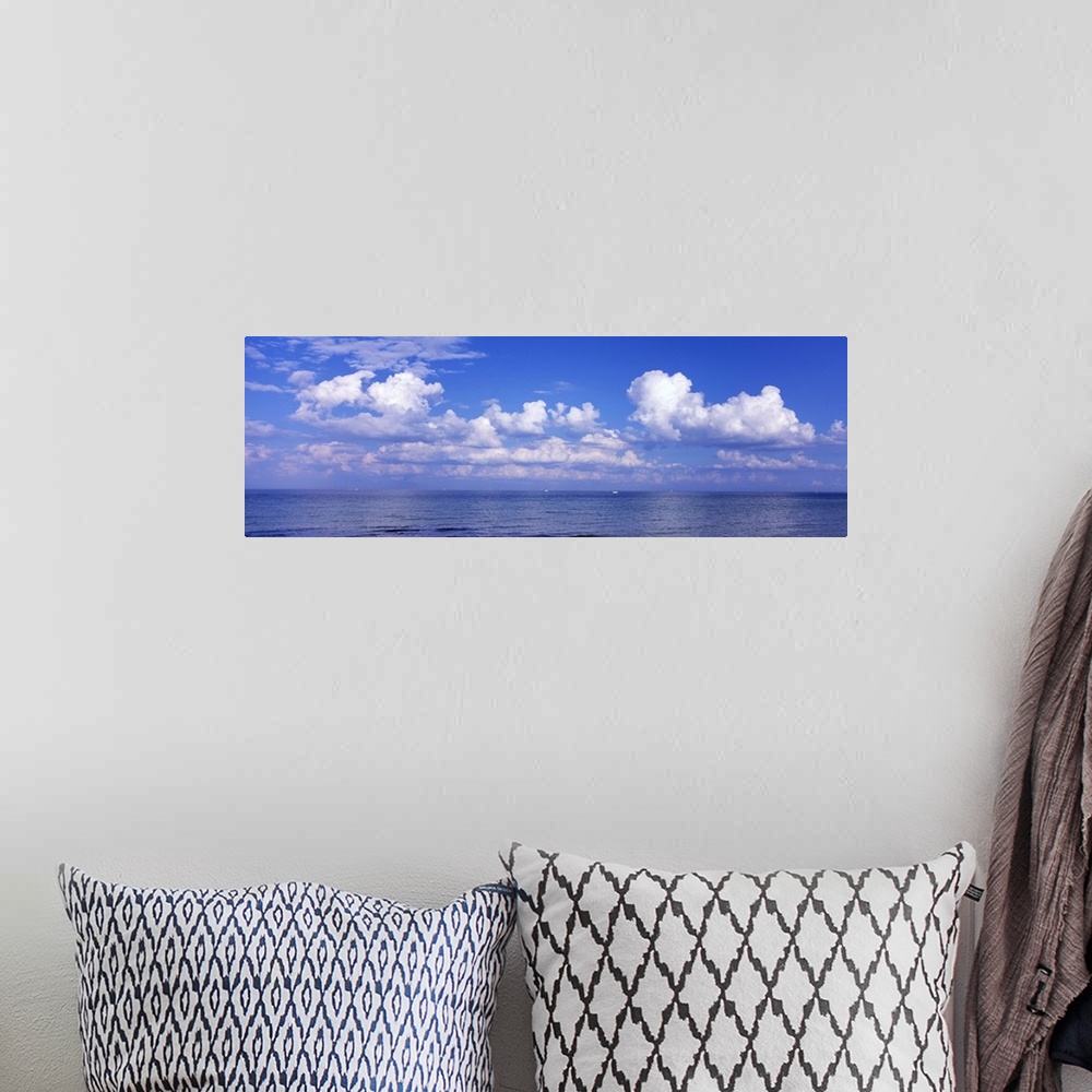 A bohemian room featuring Clouds over the sea, Tampa Bay, Gulf Of Mexico, Anna Maria Island, Manatee County, Florida