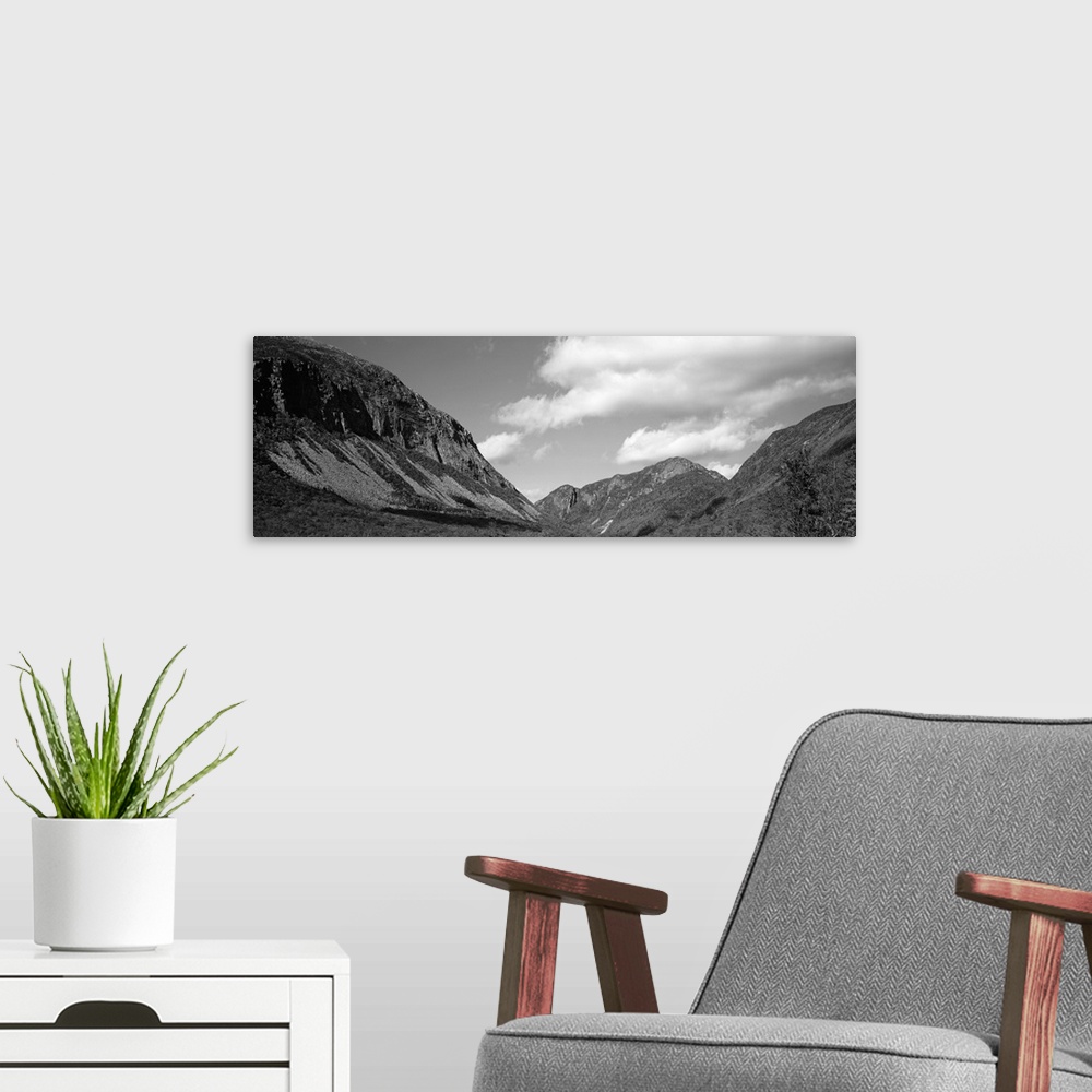 A modern room featuring Clouds over White Mountains, Franconia Notch State Park, New Hampshire