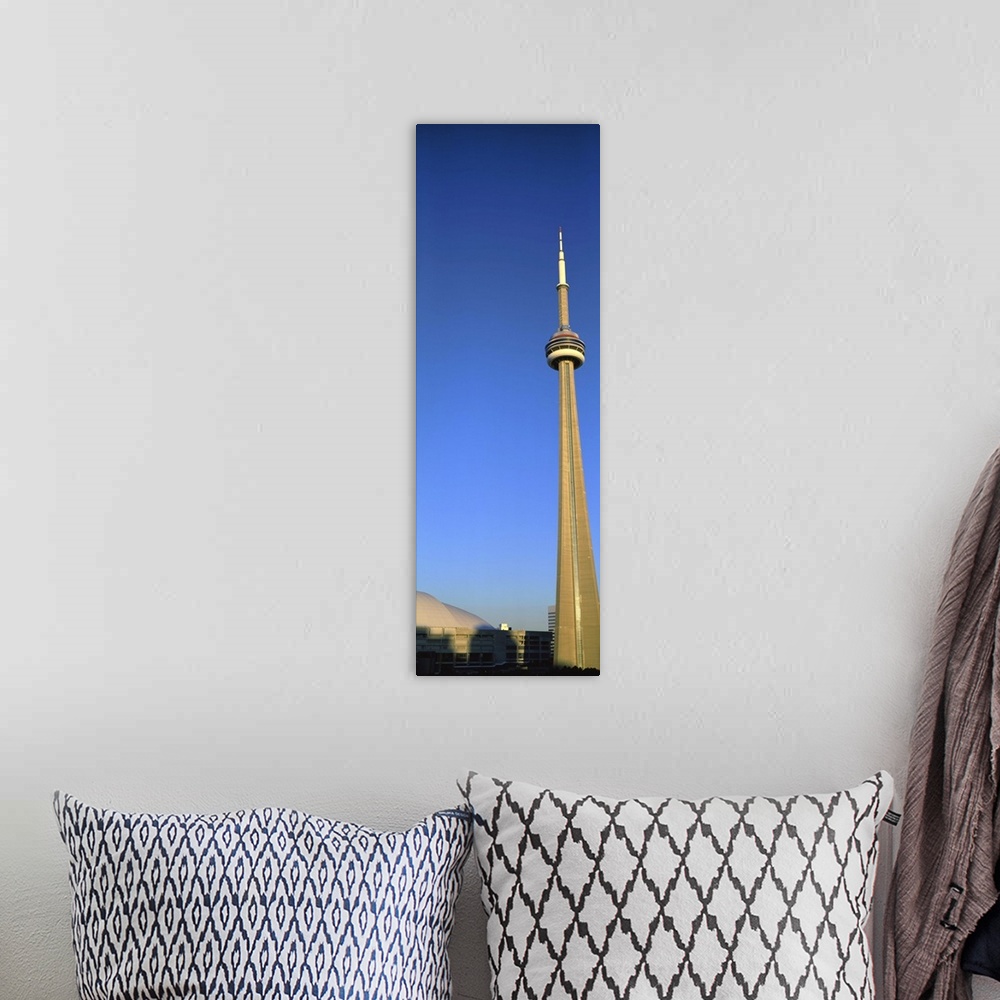 A bohemian room featuring CN Tower Ontario Canada
