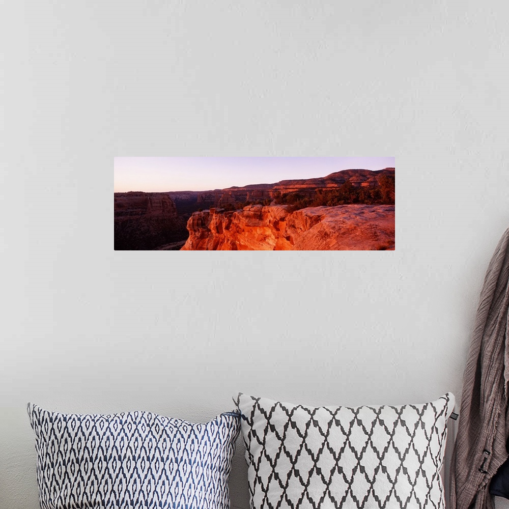A bohemian room featuring Colorado, Monument Canyon, sunset