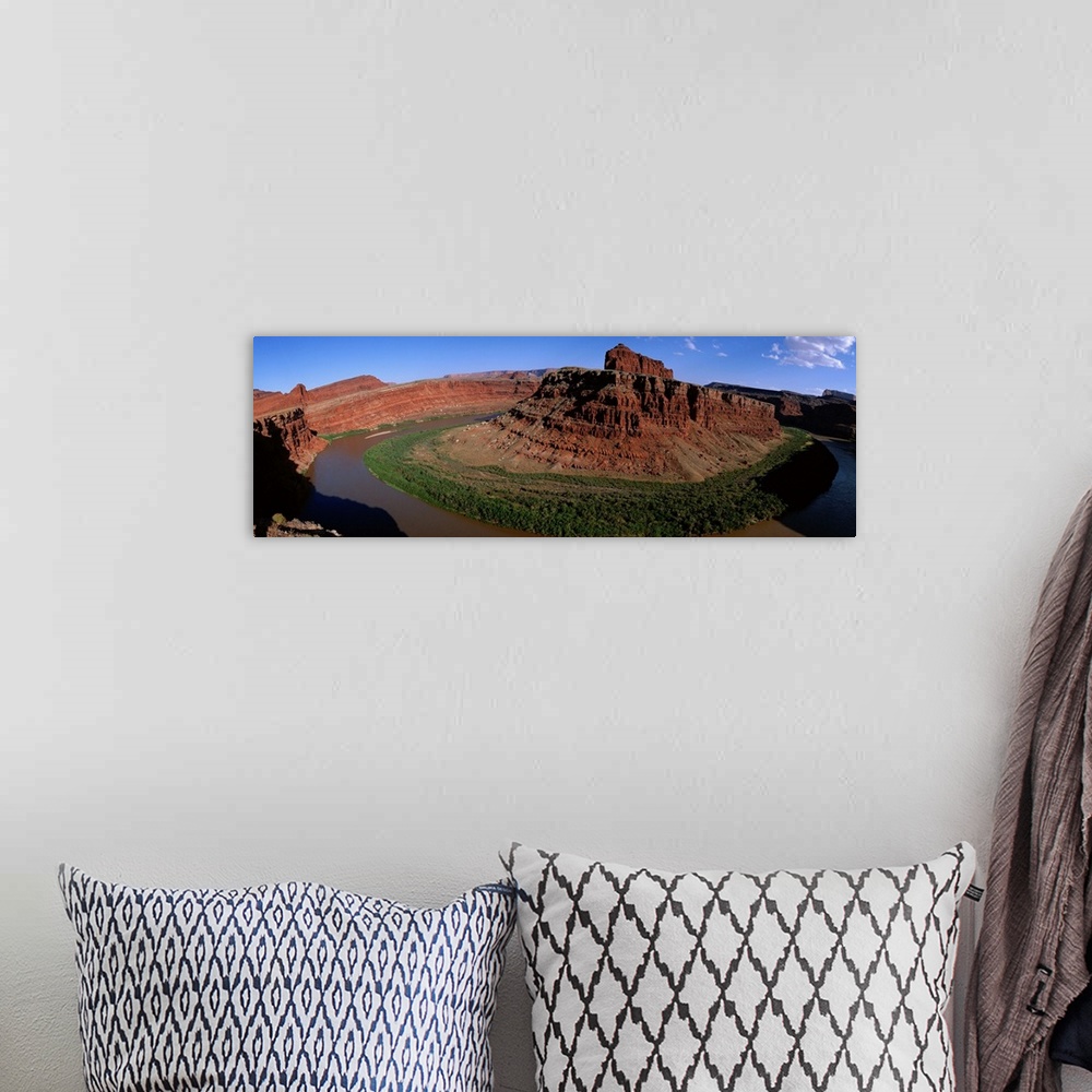 A bohemian room featuring Colorado River from Dead Horse Point Canyonlands National Park UT