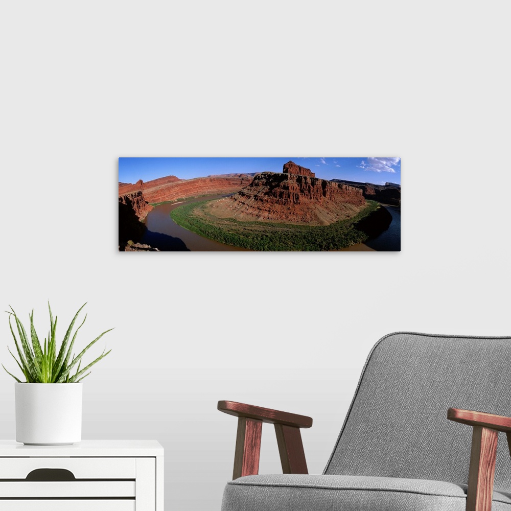 A modern room featuring Colorado River from Dead Horse Point Canyonlands National Park UT