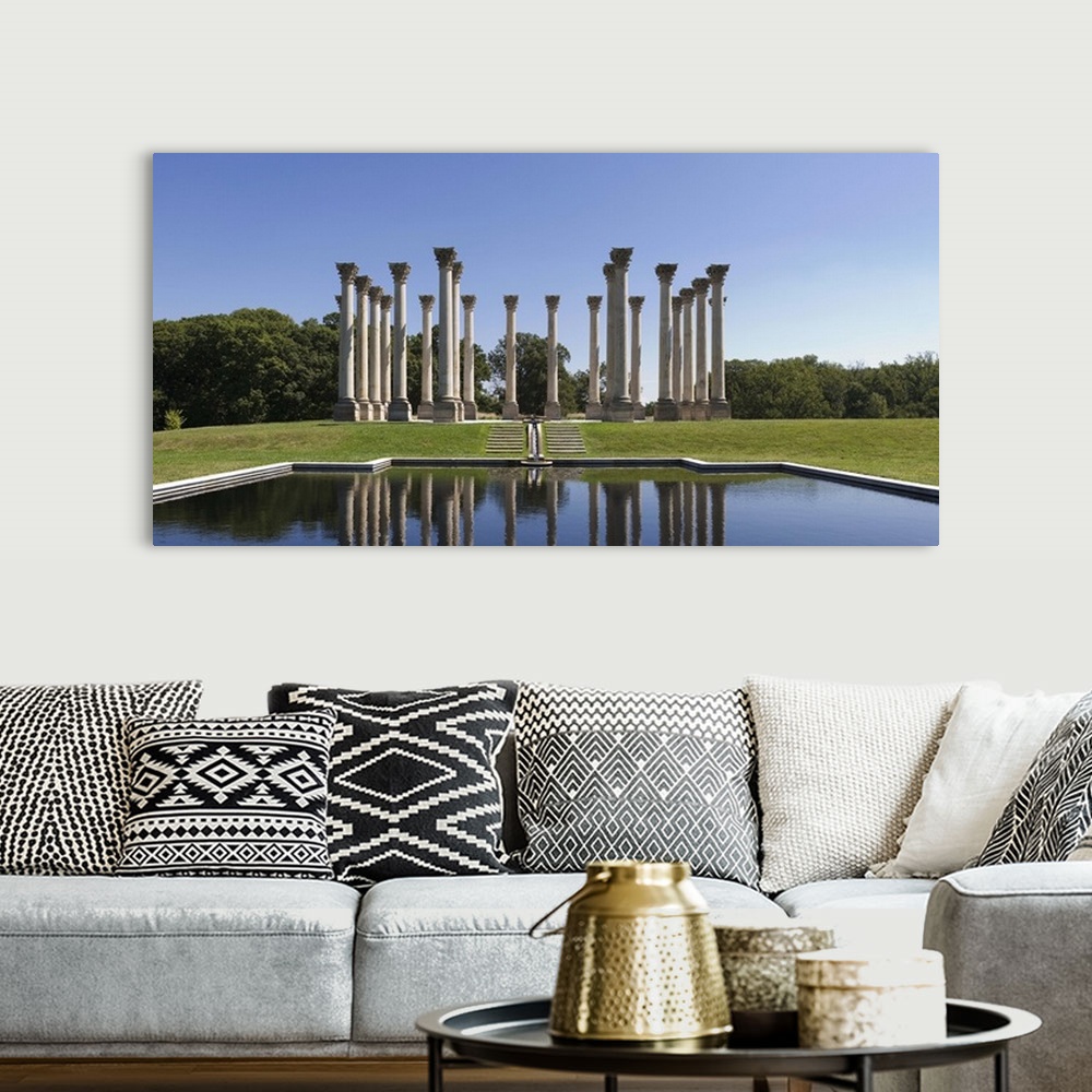 A bohemian room featuring Columns at the poolside National Capitol Columns Washington DC