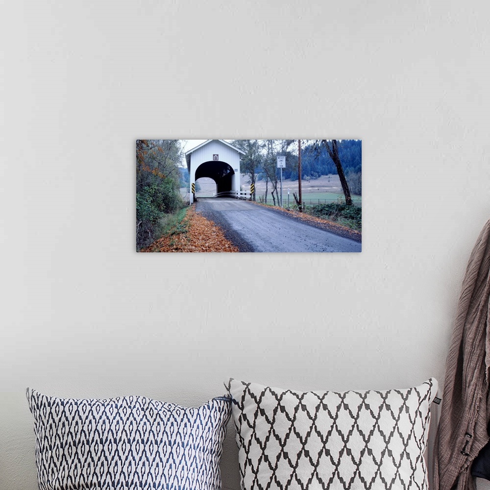 A bohemian room featuring Covered Bridge OR