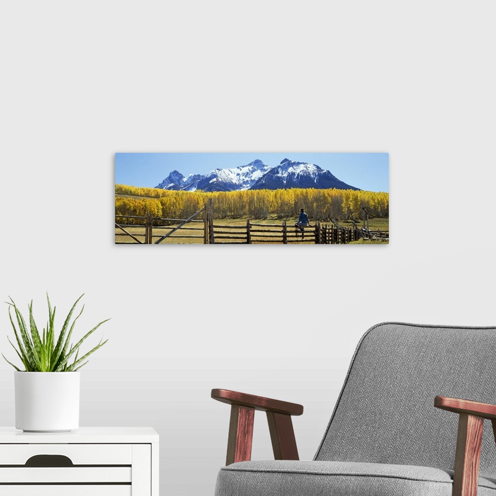 A modern room featuring Cowboy Ranch CO