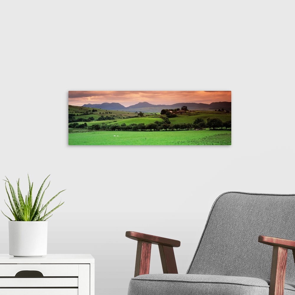 A modern room featuring Cumbrian Mountains Snowdonia National Park Wales