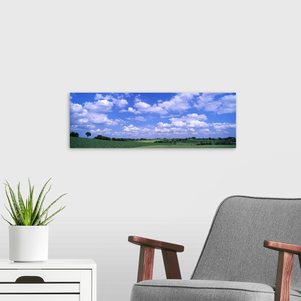 A modern room featuring Cumulus clouds Germany