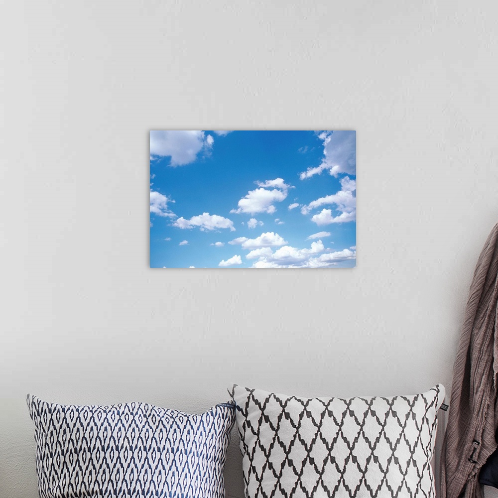 A bohemian room featuring Cumulus Clouds II