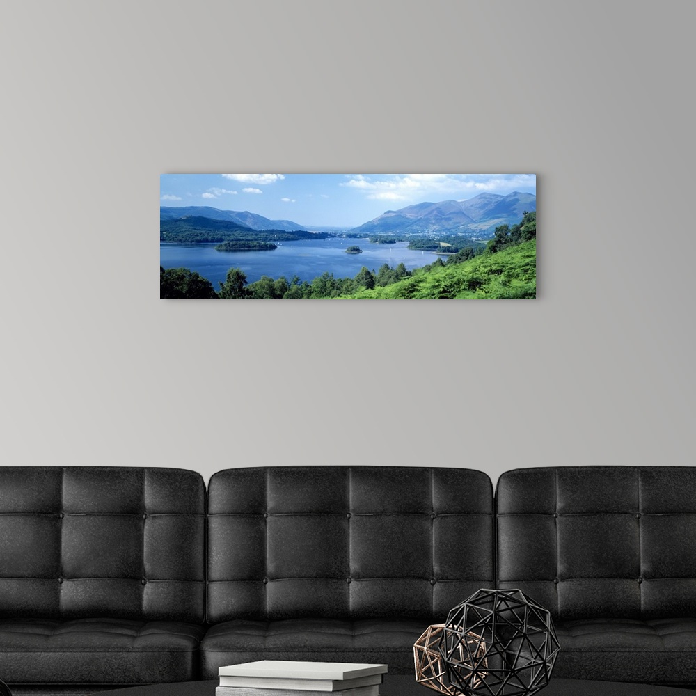 A modern room featuring Derwentwater Cumbria The Lake District England