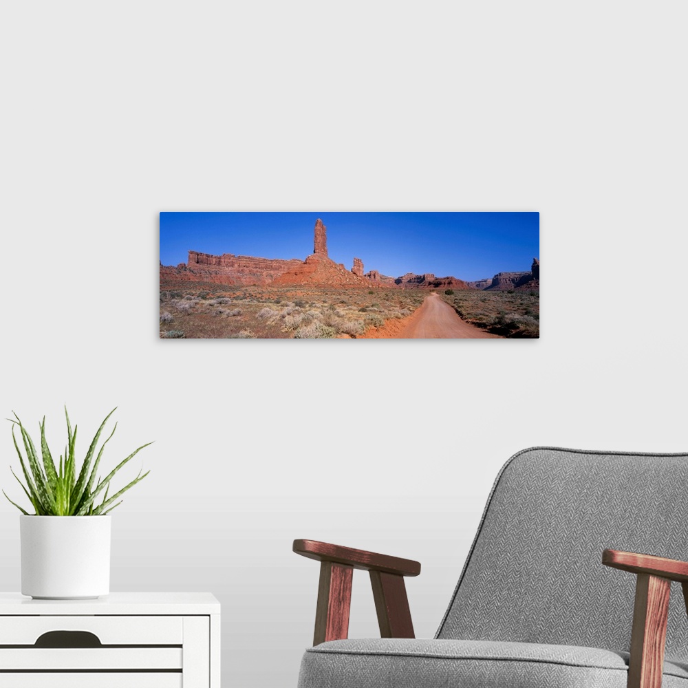 A modern room featuring Desert Road Valley of the Gods UT