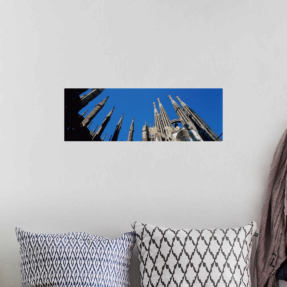 A bohemian room featuring Detail of Sagrada Familia Cathedral Barcelona Spain