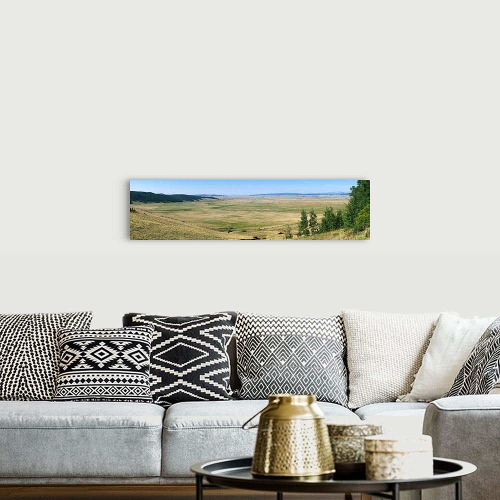 A bohemian room featuring Distant view of a landscape, South Park, Colorado,