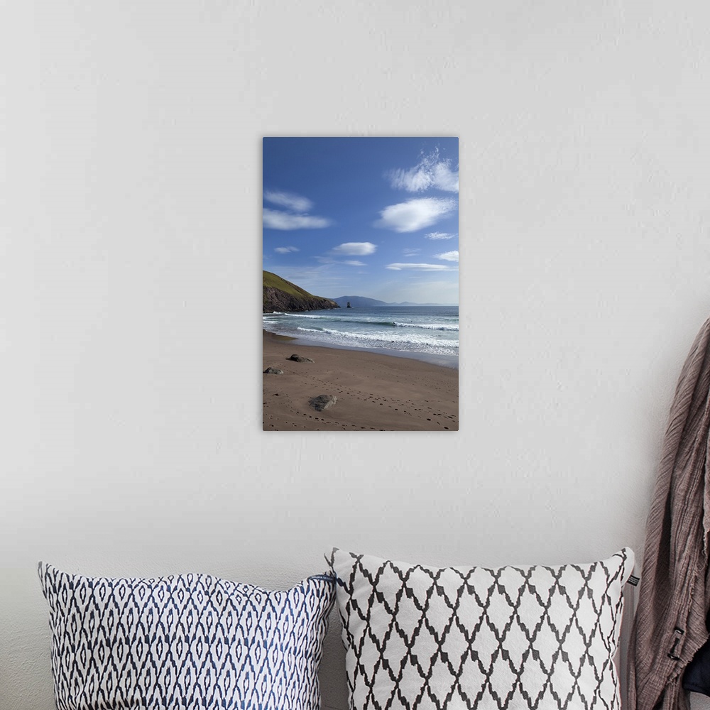 A bohemian room featuring Dun Cin Tire Beach, Near Dingle Town, Dingle Peninsula, County Kerry, Ireland
