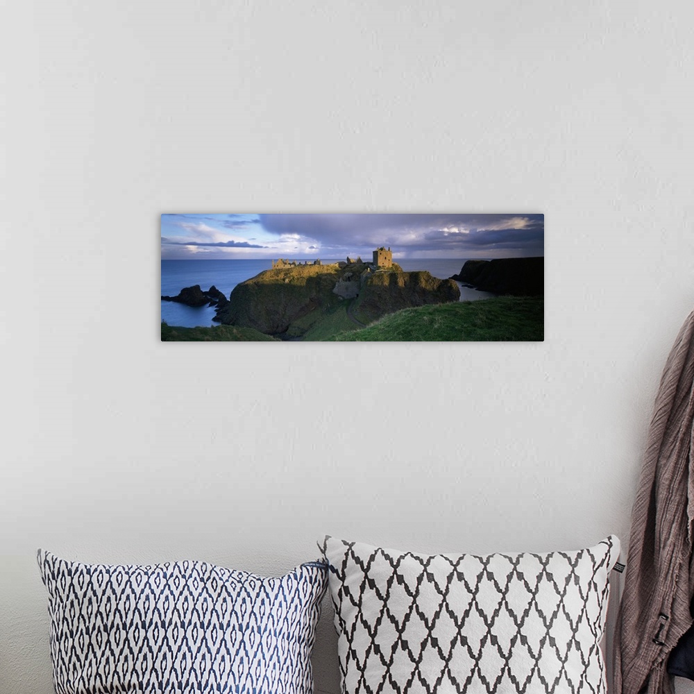 A bohemian room featuring Dunnottar Castle Scotland