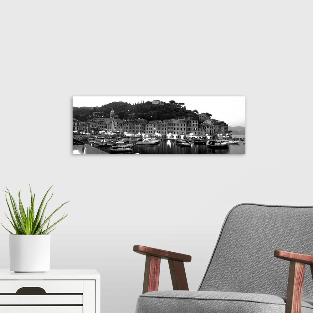 A modern room featuring Dusk Portofino Italy