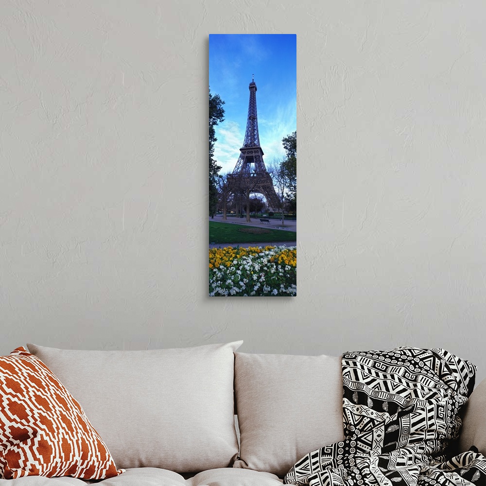 A bohemian room featuring Eiffel Tower Paris France
