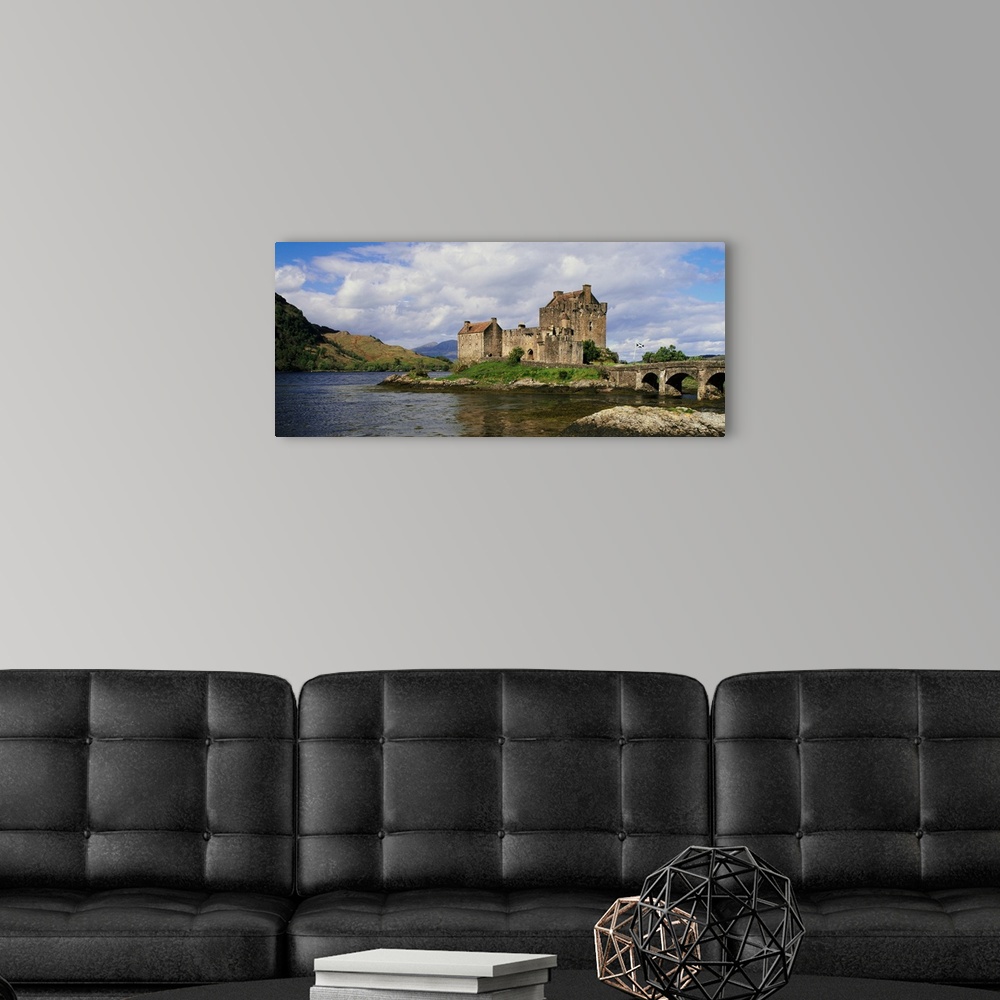 A modern room featuring Eilean Donan Castle, Dornie, Ross-shire, Highlands Region, Scotland