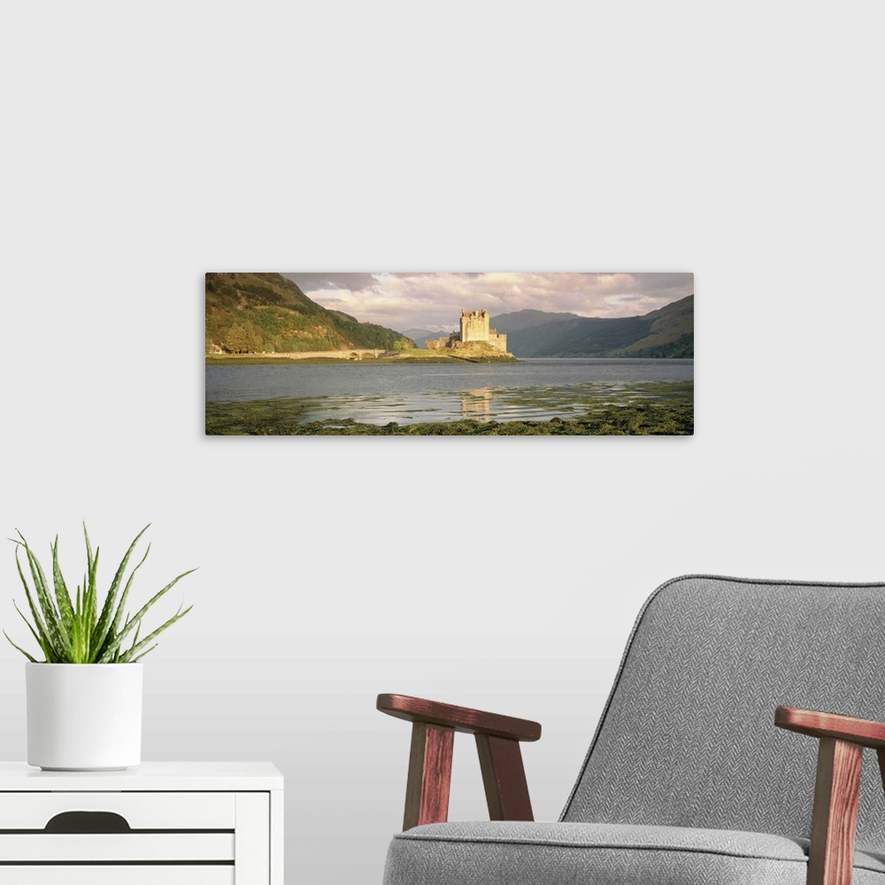 A modern room featuring Eilean Donan Castle Highlands Scotland