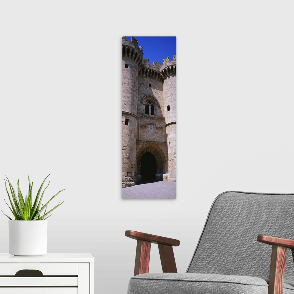 A modern room featuring Entrance of a palace, Palace Of The Grand Masters of the Knights, Rhodes, Greece