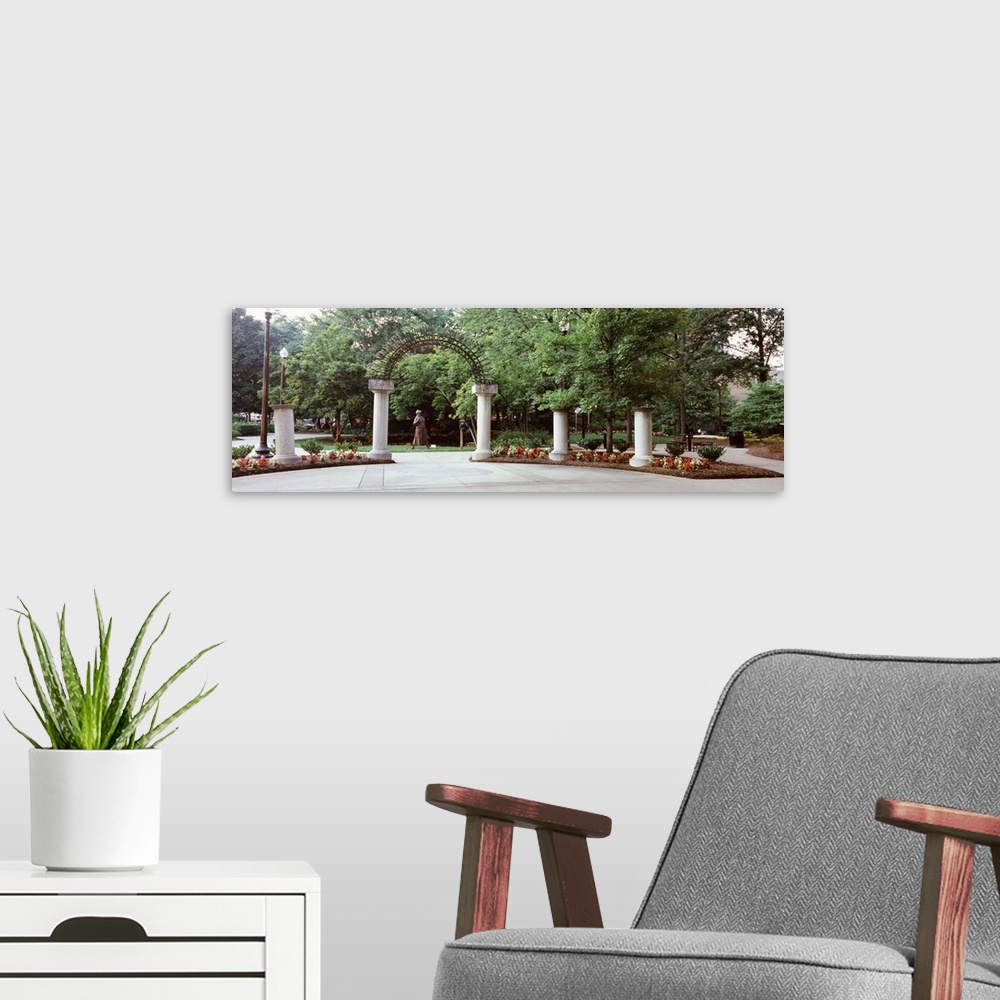 A modern room featuring Entrance of a park Krutch Park Knoxville Knox County Tennessee