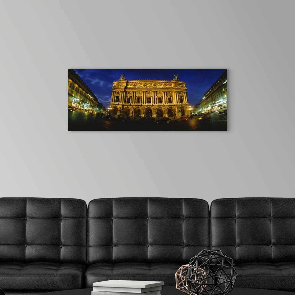 A modern room featuring Facade of a building, Opera House, Paris, France