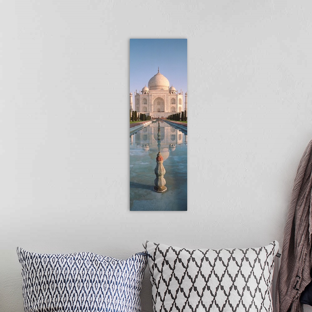 A bohemian room featuring Facade of a building, Taj Mahal, Agra, Uttar Pradesh, India
