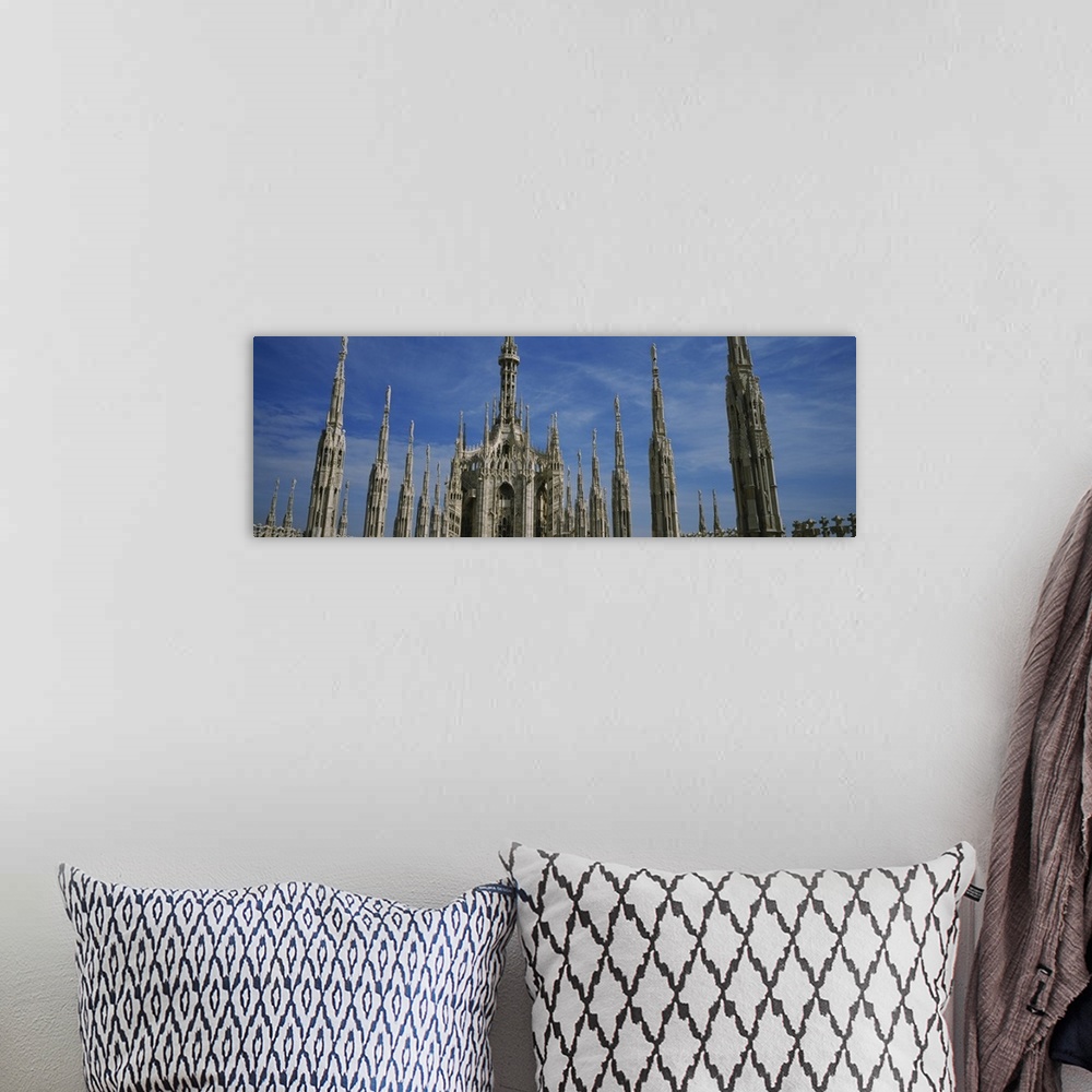 A bohemian room featuring Facade of a cathedral, Piazza Del Duomo, Milan, Italy