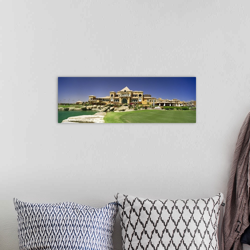 A bohemian room featuring Facade of a golf course, The Cascades Golf & Country Club, Soma Bay, Hurghada, Egypt