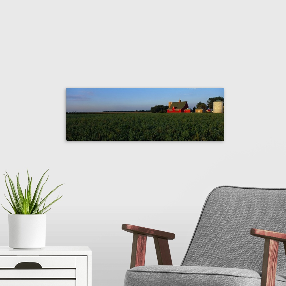 A modern room featuring Farm Fields Stelle IL