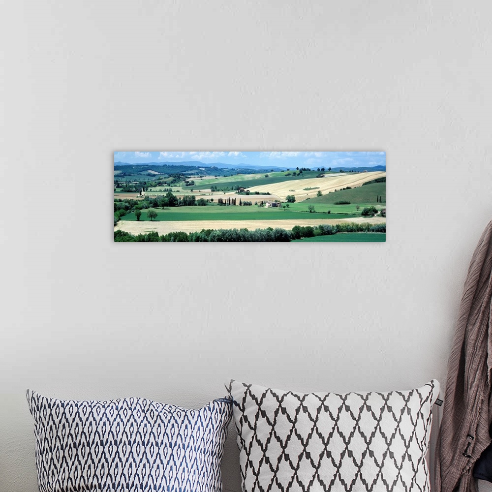 A bohemian room featuring Farmland Tuscany Italy