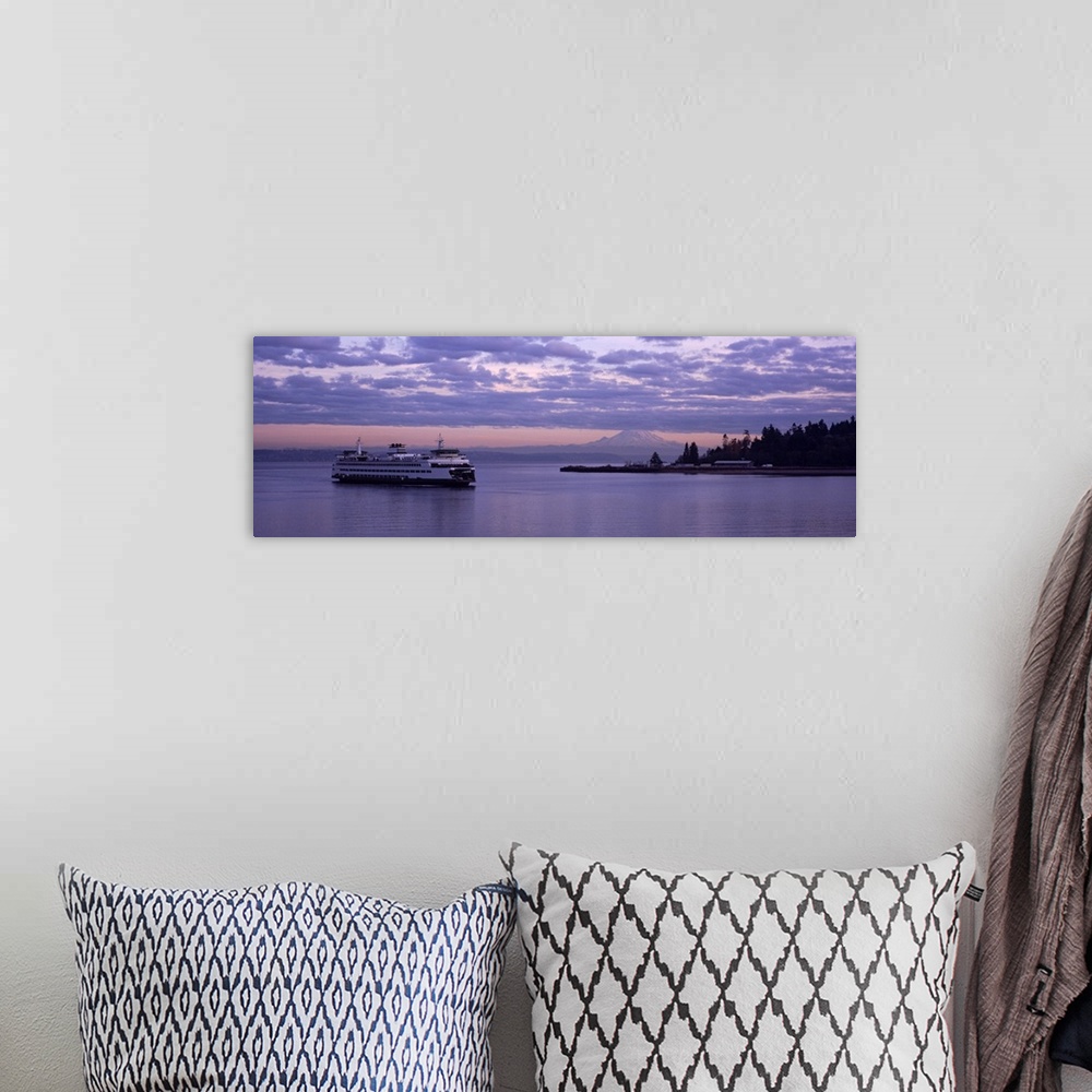 A bohemian room featuring Ferry in the sea, Bainbridge Island, Seattle, Washington State