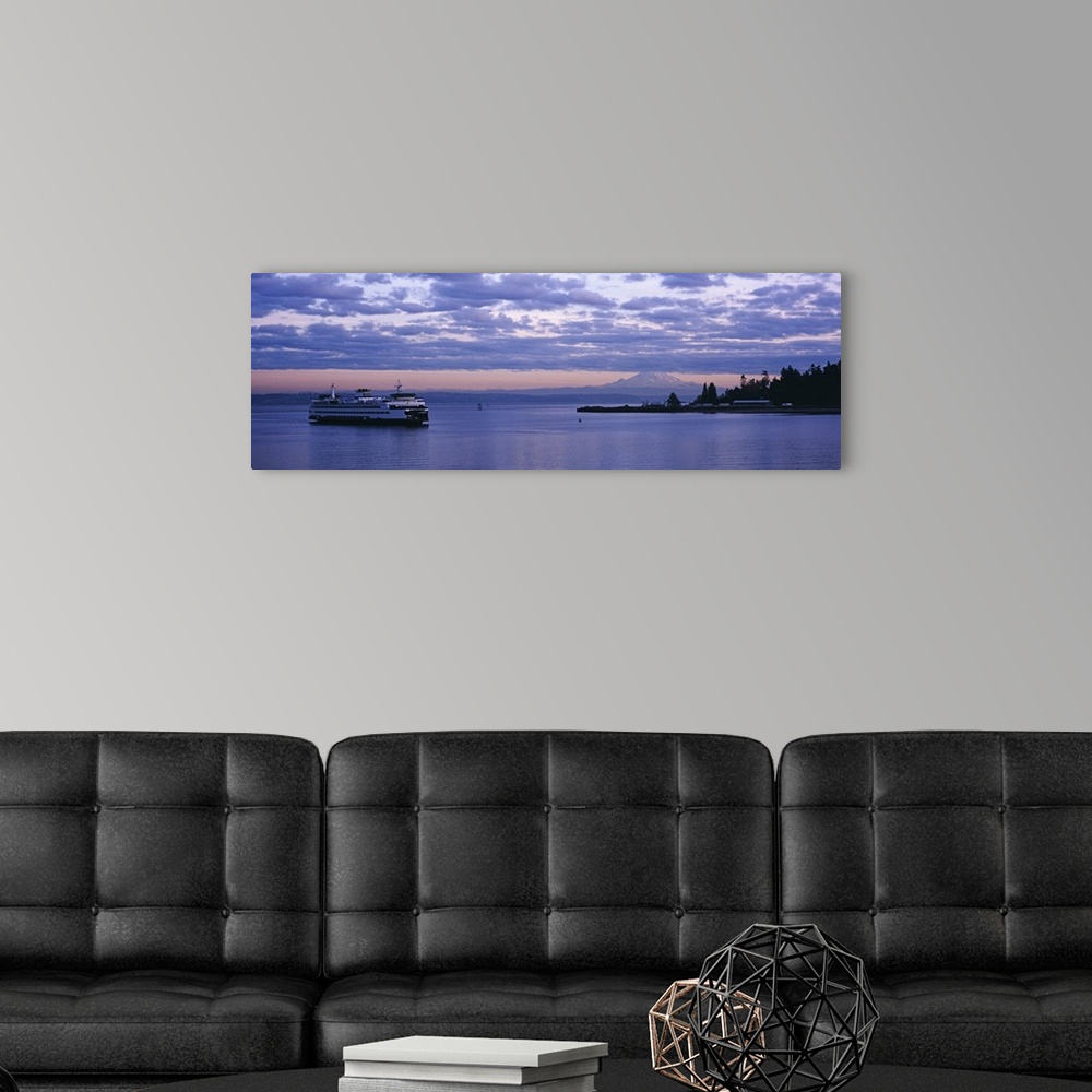A modern room featuring Ferry in the sea, Elliott bay, Puget Sound, Washington State
