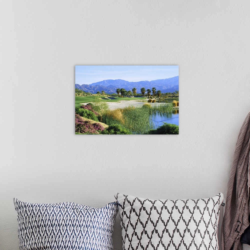 A bohemian room featuring Firecliff Golf Course, Desert Willow Golf Resort, Palm Desert, California
