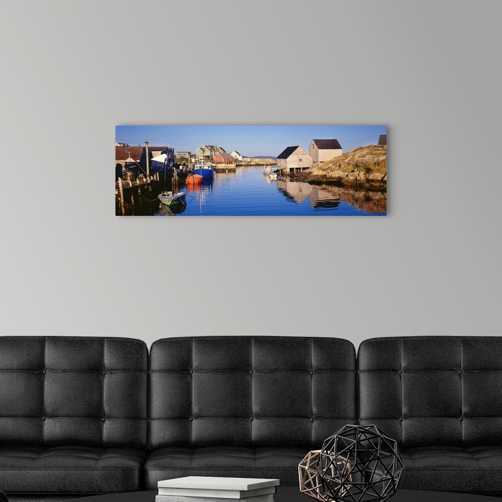 A modern room featuring Fishing village of Peggy's Cove, Nova Scotia, Canada