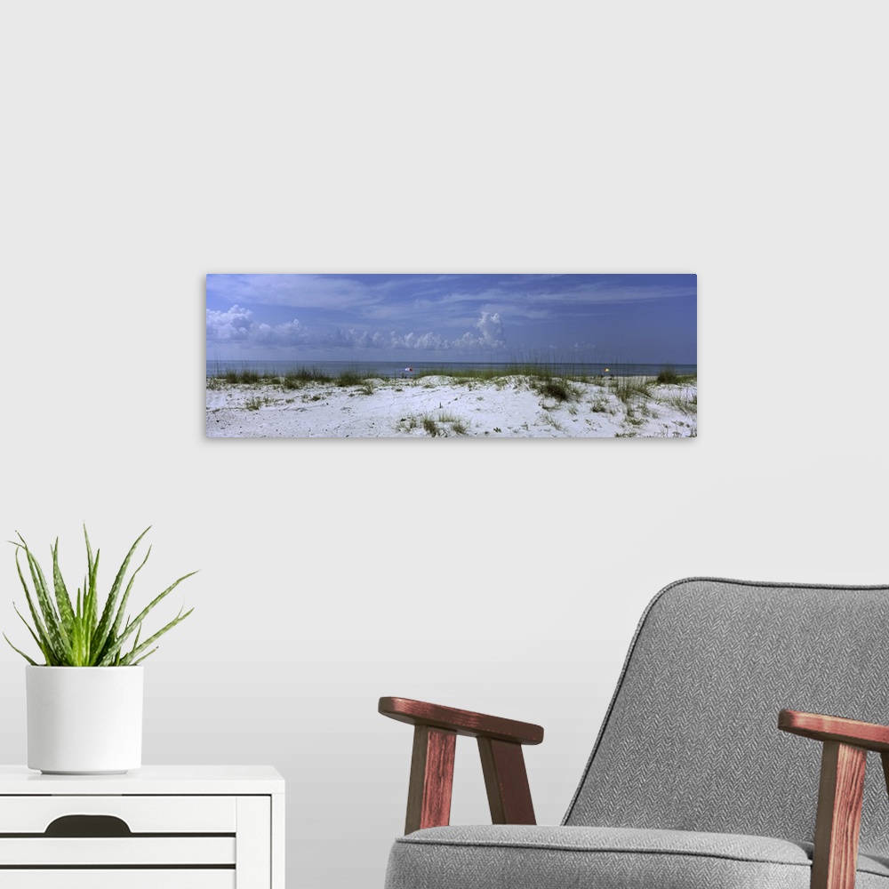 A modern room featuring Florida, Gulf of Mexico, St. George Island State Park, People on the beach