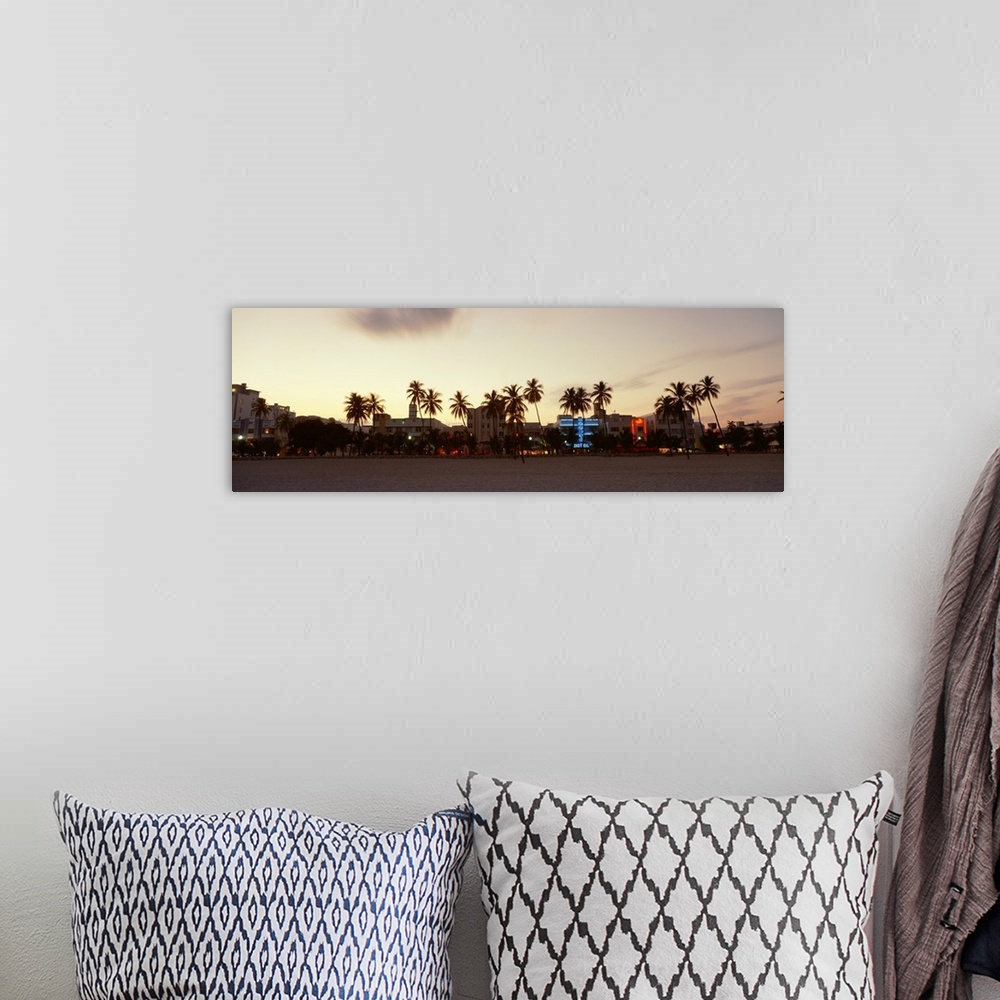 A bohemian room featuring Florida, Miami, Ocean Drive, View of the sunset