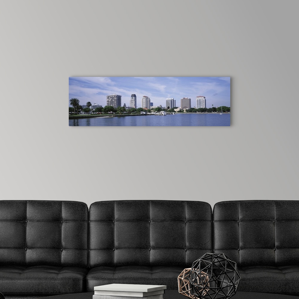 A modern room featuring Florida, St. Petersburg, View of waterfront and cityscape