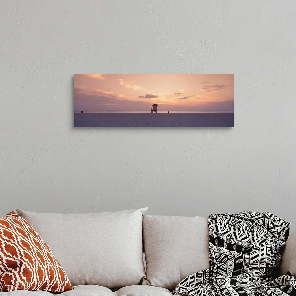 A bohemian room featuring Florida, Venice, Venice Beach, Sunset over Gulf of Mexico