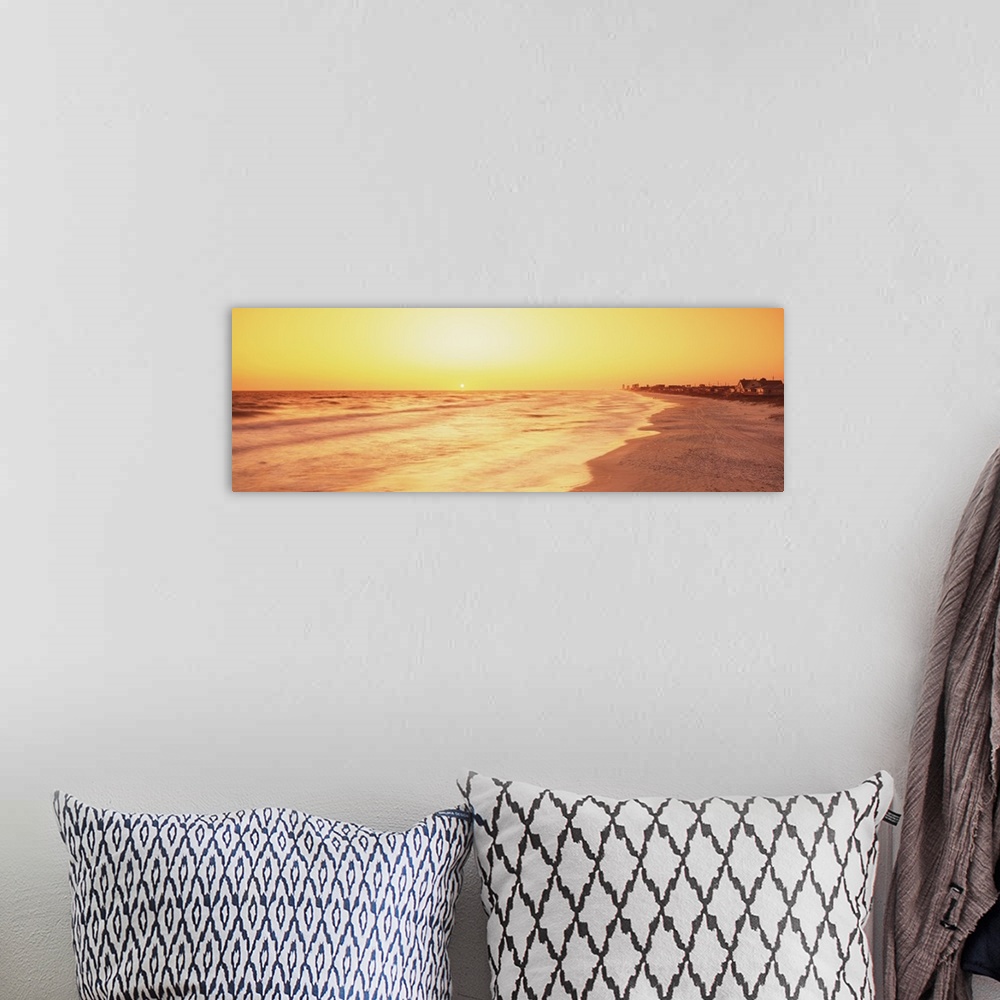 A bohemian room featuring Florida, View of sunset from a beach