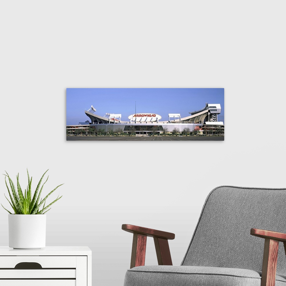 A modern room featuring Football stadium, Arrowhead Stadium, Kansas City, Missouri