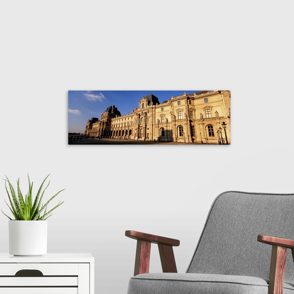 A modern room featuring France, Paris, Louvre