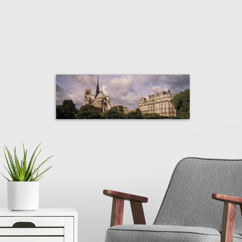 A modern room featuring France, Paris, Notre Dame
