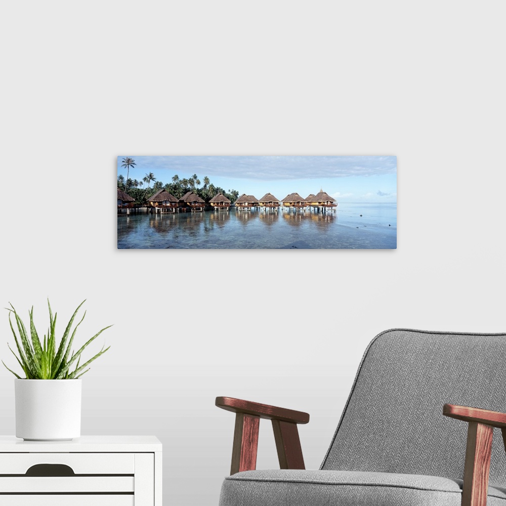 A modern room featuring French Polynesia, Bora Bora, Lagoon Resort