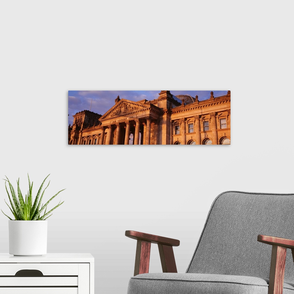 A modern room featuring Germany, Berlin, Facade of the Parliament building