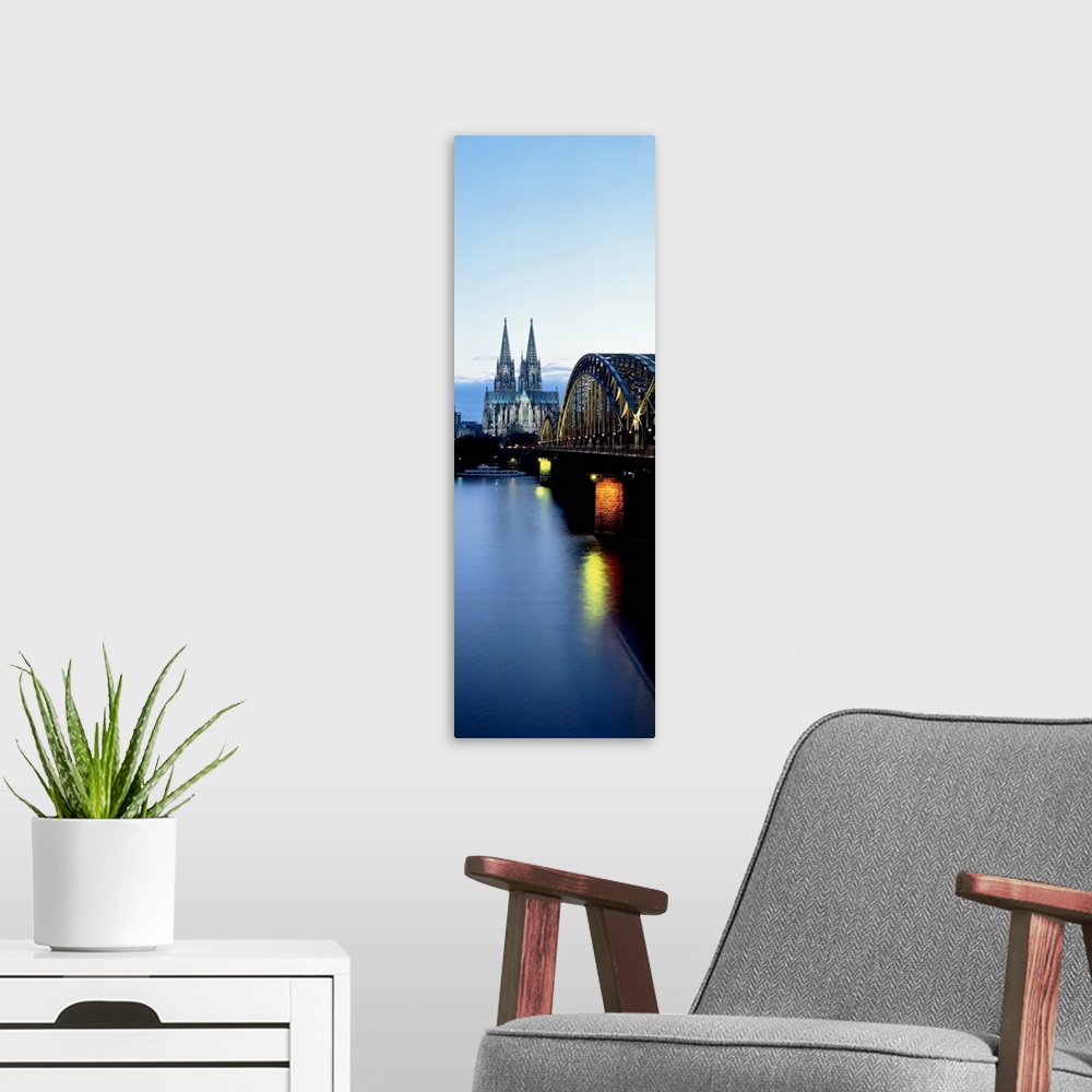 A modern room featuring Germany, Cologne, Hohenzollern Bridge