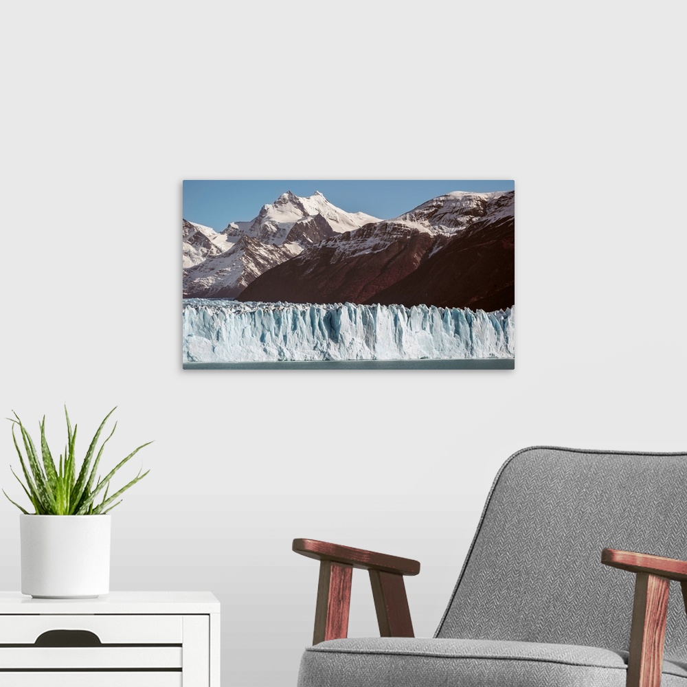 A modern room featuring Glaciers in a lake, Argentine Glaciers National Park, Patagonia, Argentina II