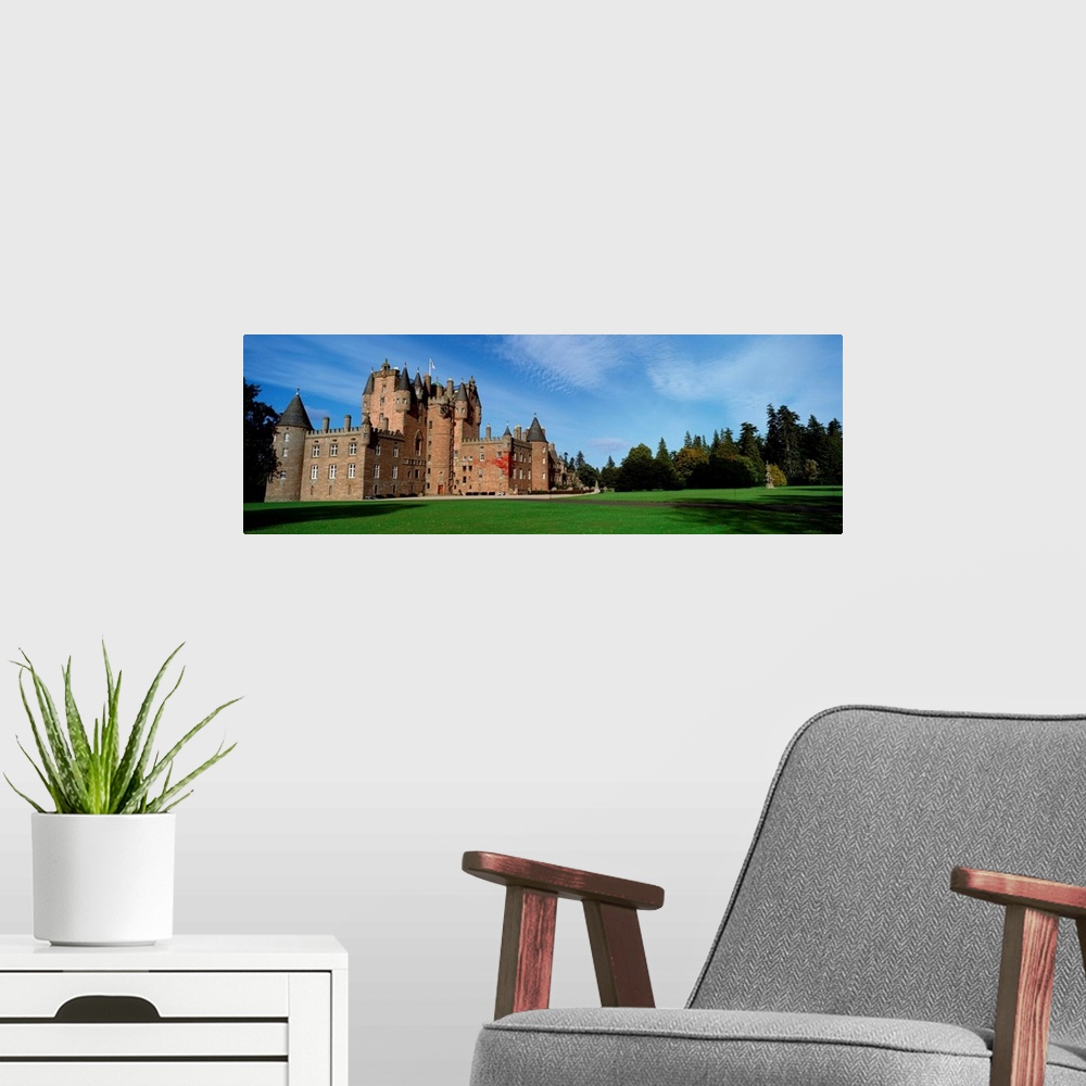 A modern room featuring Glamis Castle Highlands Scotland